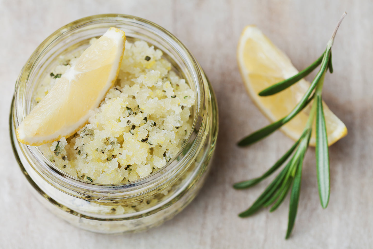 full body massage lemon scrub